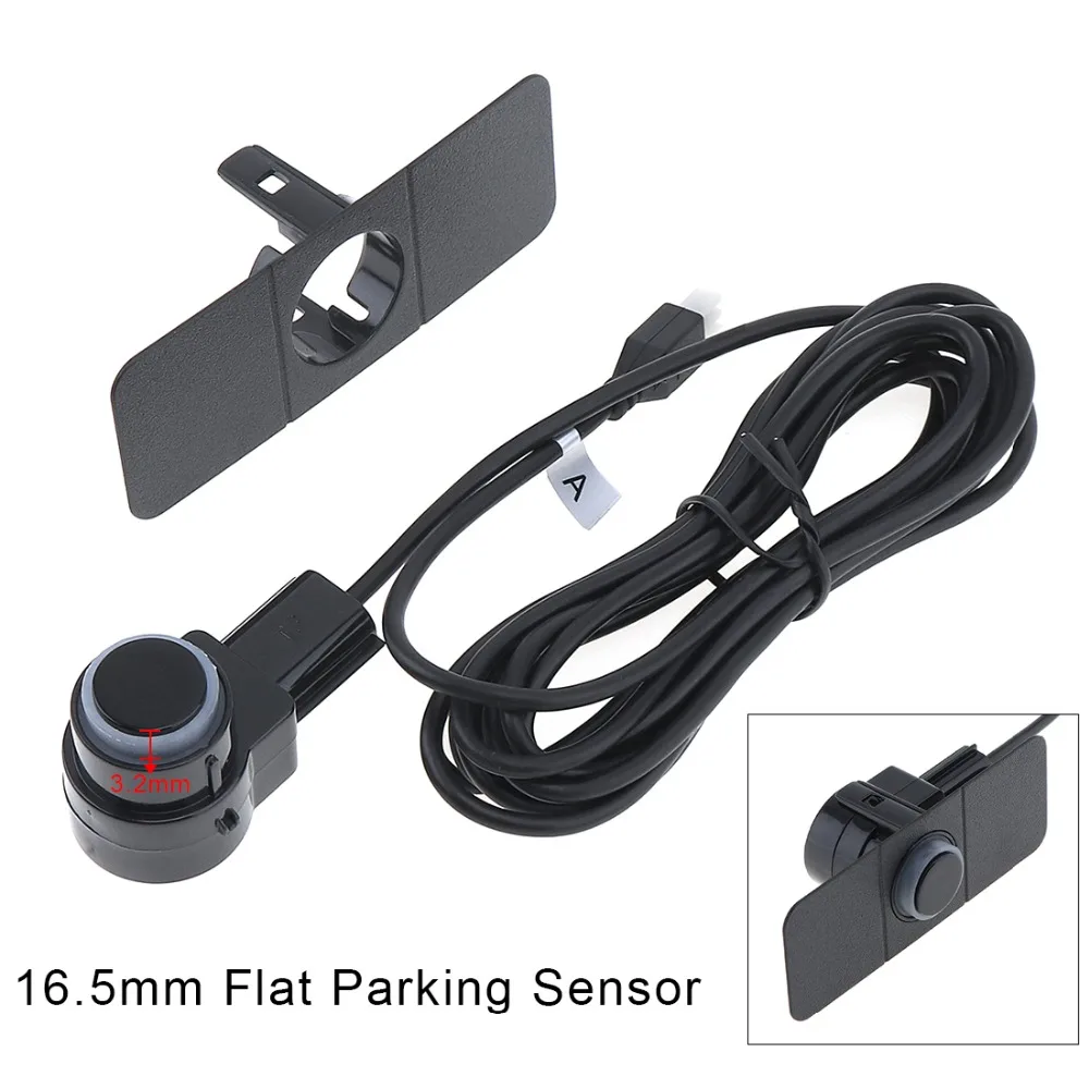 16,5 мм 4 датчика автомобильный Видео парковочный Датчик обратный резервный радар помощь плоский датчик s в зависимости от расстояния Поддержка автомобильная камера