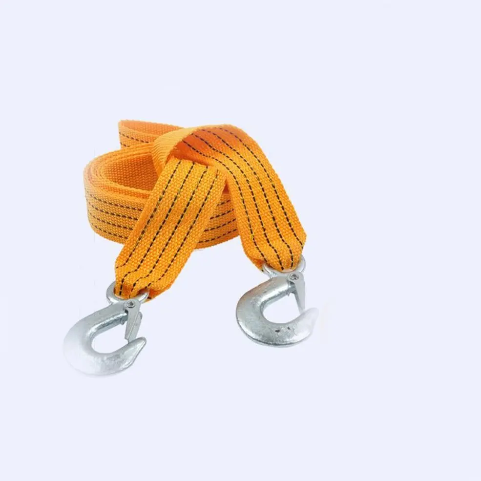 البوليستر سيارة الجر حبل سيارة السلامة الطوارئ مقطورة مع سيارة حبل للسحب