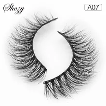 1 пара 3D норковые ресницы ручной работы натуральные длинные смешанные накладные ресницы для красоты Makeup-ESA07