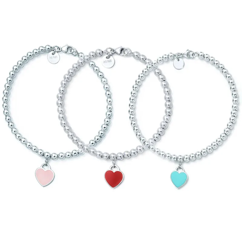 

Best Quality 925 Sterling Silver 1:1 Mesh Bracelet Fit Signature Mesh Rose Gold Charm Bangle Fine DIY Jewelry