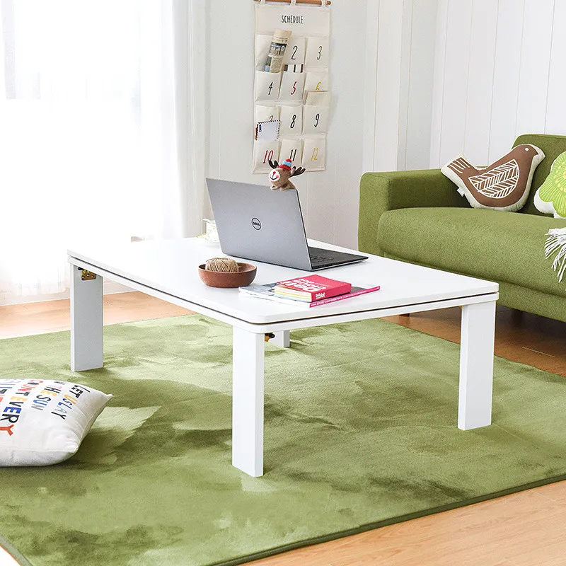 Folding Kotatsu Table Top Reversible White Yellow Anese Style Folding Kotatsu Table Top Reversible White Yellow Anese Style Coffee Legs Foldable Living Room Furniture Low