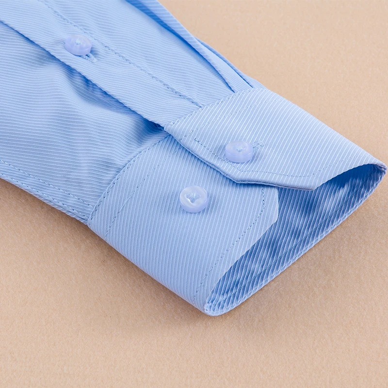 Plus Size 5XL 6XL 7XL Men Dress Shirts Mens Slim Fit Casual Shirt Formal Social Work Shirt blue white black camisa masculina
