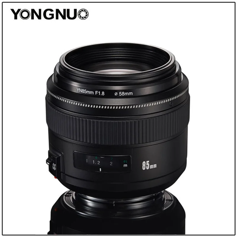 YONGNUO 85 мм f1.8 Prime Lens Full-Frame AF MF Hood Mannual standard фиксированный фокус YN85mm для Canon EOS EF Mount SLR камер