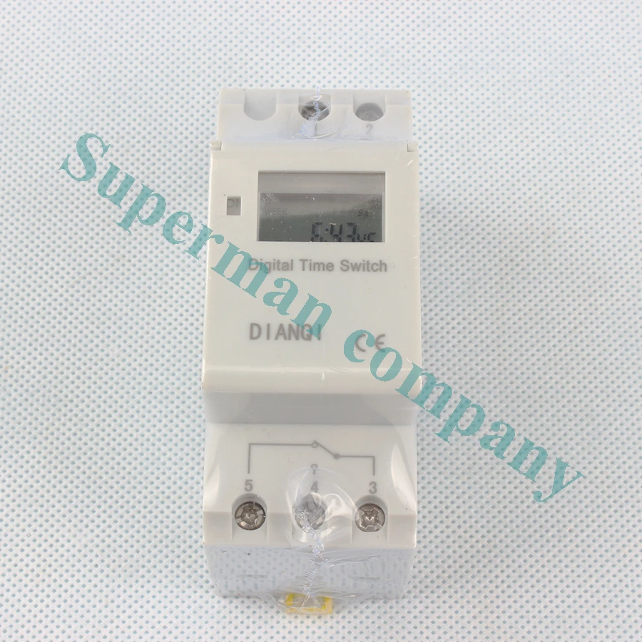 

Tp8a16 Microcomputer Electronic Programmable Digital LCD TIMER SWITCH 220V 110V 48V 24V 12V Timer Relay Control Din Rail Timer