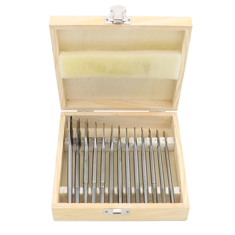

13Pcs 6-35mm Woodworking Flat Spade Drill Bits Set 1/4" Hex Shank Cutter Tool Free Shipping