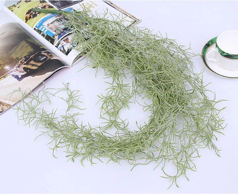 85 см искусственные Висячие воздушные травы лоза для дома Декоративные искусственные растения из ротанга Рождественские Свадебные украшения для дома