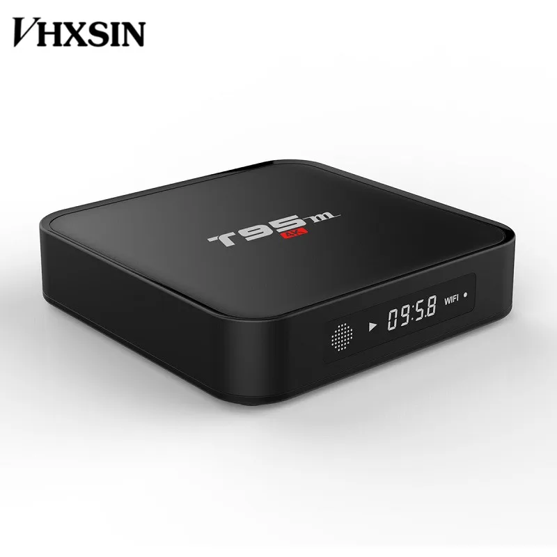 VHXSIN T95M 20 шт./лот Android ТВ Box Amlogic S905W 4 ядра Android 7,1 DDR3 1 г HD2.0