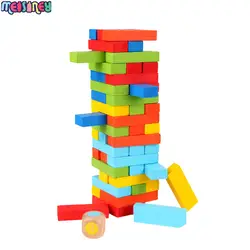 2) игрушка для детей деревянный строительный блок 54 шт. деревянный Радужный цвет ранняя обучающая и интересная игрушка кэш домино