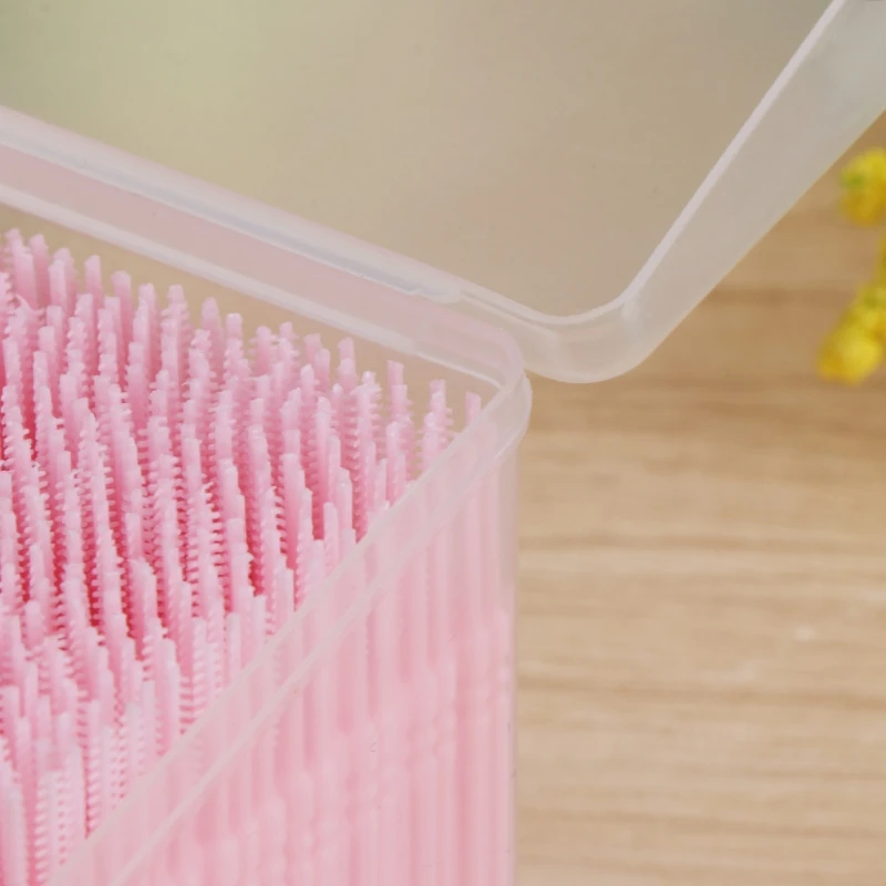 1100 шт./кор. 6,5 см зубная щетка с двумя головками и чистка зубов ...