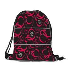 Сумка на шнурке ко Дню Святого Валентина, сумка для спорта, спортзала, путешествий, рюкзаки, сумки для путешествий, сумки через плечо, Mochila Feminina