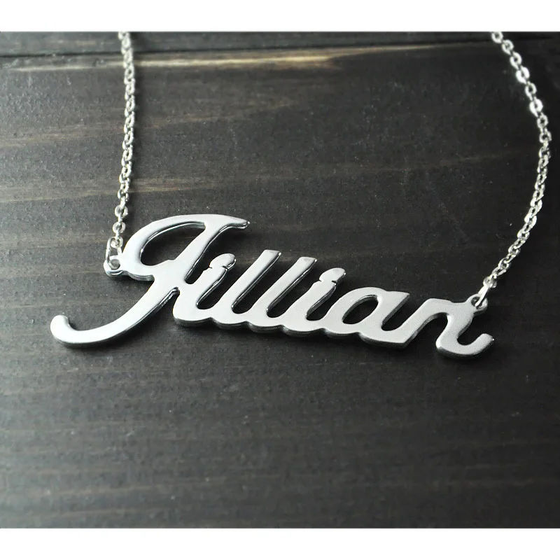 Ожерелье с именем на заказ уникальное ожерелье|necklace photo pendant|pendant bailpendant stainless |