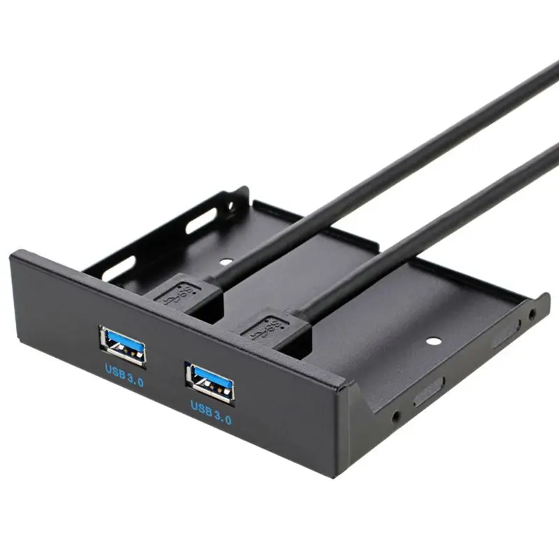 HOT-USB 3.0 الجبهة لوحة خط الكمبيوتر قرص مرن المدمج في USB لوحة