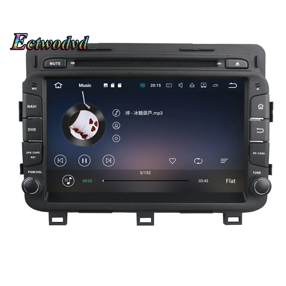 Perfect Ectwodvd Octa Core 4G RAM 64G ROM Android 9.0 Car Multimedia DVD Player GPS HeadUnit For Kia K5/Optima 2014 17