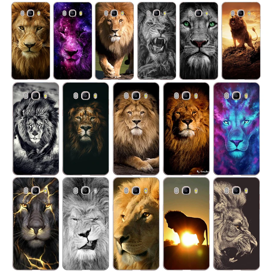 

01 ZX The lion and tiger TPU Soft Silicone Case For Samsung Galaxy j3 J5 J7 2016 2017 Phone Cover Capa Capinha