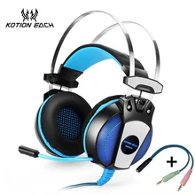Игровые наушники для компьютера KOTION КАЖДЫЙ GS500 3.5 мм PS4 Gaming Headset Stereo Bass Наушников с микрофоном для компьютера xbox one ps4 playstation4 Портативных пк геймер