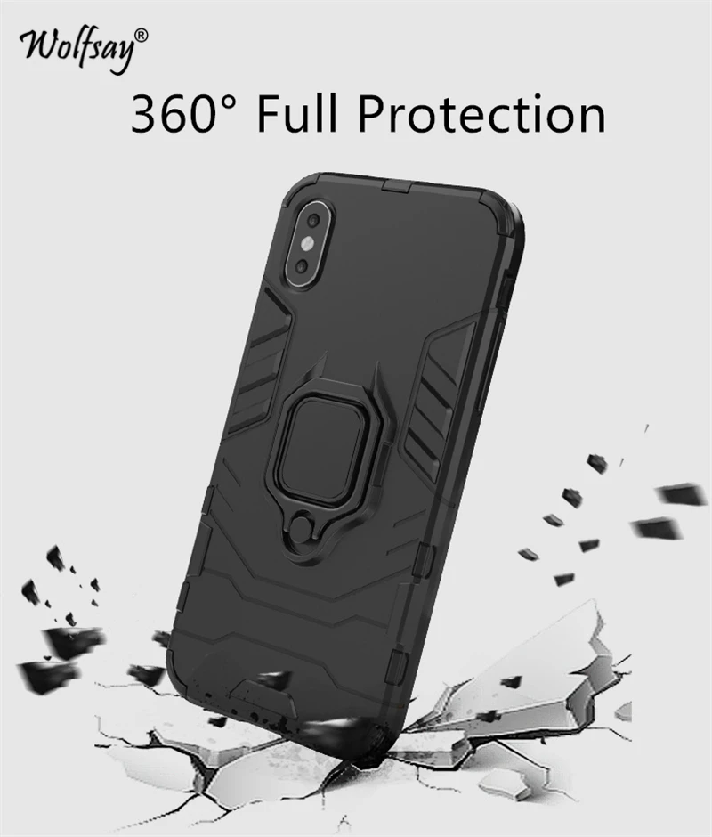 Для Xiaomi Redmi 7 Чехол Redmi 6 7A 8 противоударный защитный чехол-подставка держатель жесткий чехол для телефона защитный чехол для Xiaomi Redmi 7