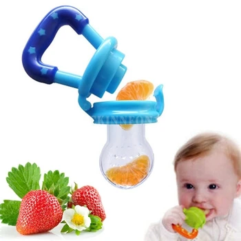 

100Pcs/Lot Baby Kids Milk Fruit Bite Feeding Safe Pacifier Tool Infant Teether Nipple AU