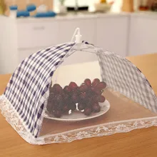 Складной стол Еда навес Стиль анти-комары мухи-доказательство Кухня Пособия по кулинарии инструменты еды крышка сетки таблицы контейнеры пищевые