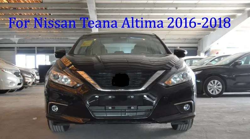 Автомобильная обшивка переднего бампера из карбона для Nissan Teana Altima 2016 2018 1