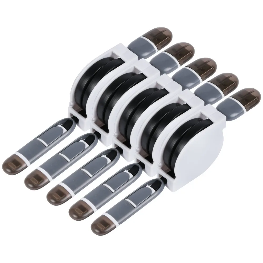 Выдвижной 2 в 1 Micro USB порт+ для IOS кабель для передачи данных для iPhone samsung Xiaomi huawei зарядный кабель USB порт передачи данных
