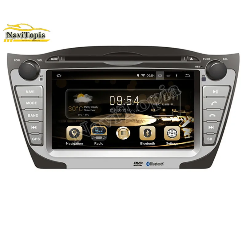 NAVITOPIA 4G ram 32G rom Восьмиядерный Android 9 0 автомобильный dvd плеер gps навигация для hyundai