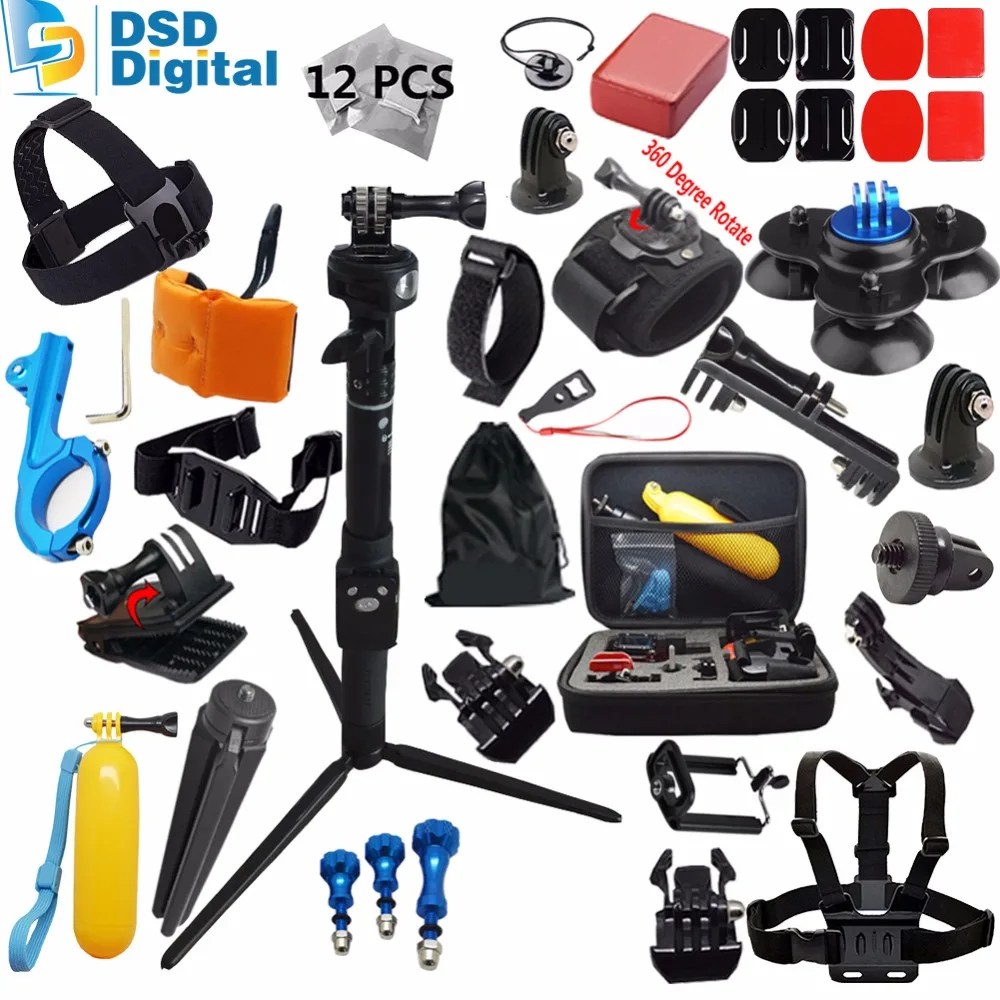 Prix pour SAQN pour Gopro Accessoires Trépied bâton Monopode Ceinture Pectorale go pro montage Ventouse Pour SJCAM Pour GoPro Hero 4 3 2 Noir S30 Prix pour SAQN pour Gopro Accessoires Trépied bâton Monopode Ceinture Pectorale go pro montage Ventouse Pour SJCAM Pour GoPro Hero 4 3 2 Noir S30