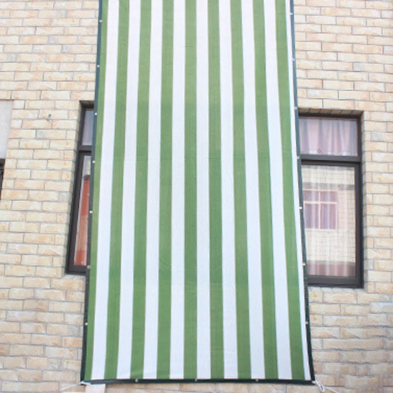 1*Shading Net Green+White Plastic Suitable For Home Garden Balcony And Other Sun Protection Shades 2*2M