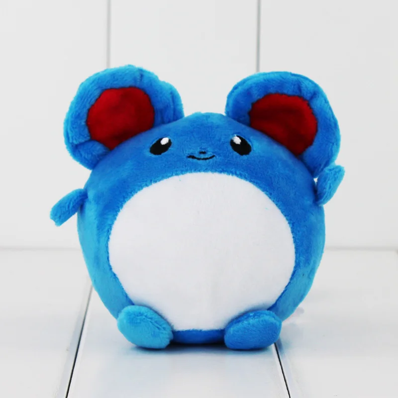 

1Pcs 10cm Anime Marill Plush Toy Kawaii Marill Soft Stuffed Doll Great Gift for Kids