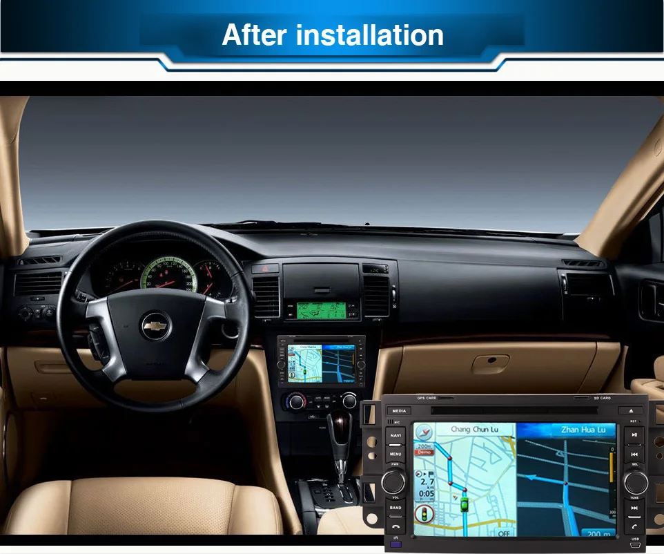 Perfect RAM 2GB HD Android 9.0 Fit Chevrolet Daewoo Aveo Matiz Kalos Gentra Captiva Epica Spark CAR DVD player Multimedia Navigation GPS 1
