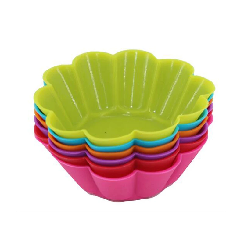 

20pcs/Set Silicone Forms Cake Molds Heart Cupcake Soap Cake Mold Muffin Baking Tool Nonstick Heat Resistant Cake Decorating Tool