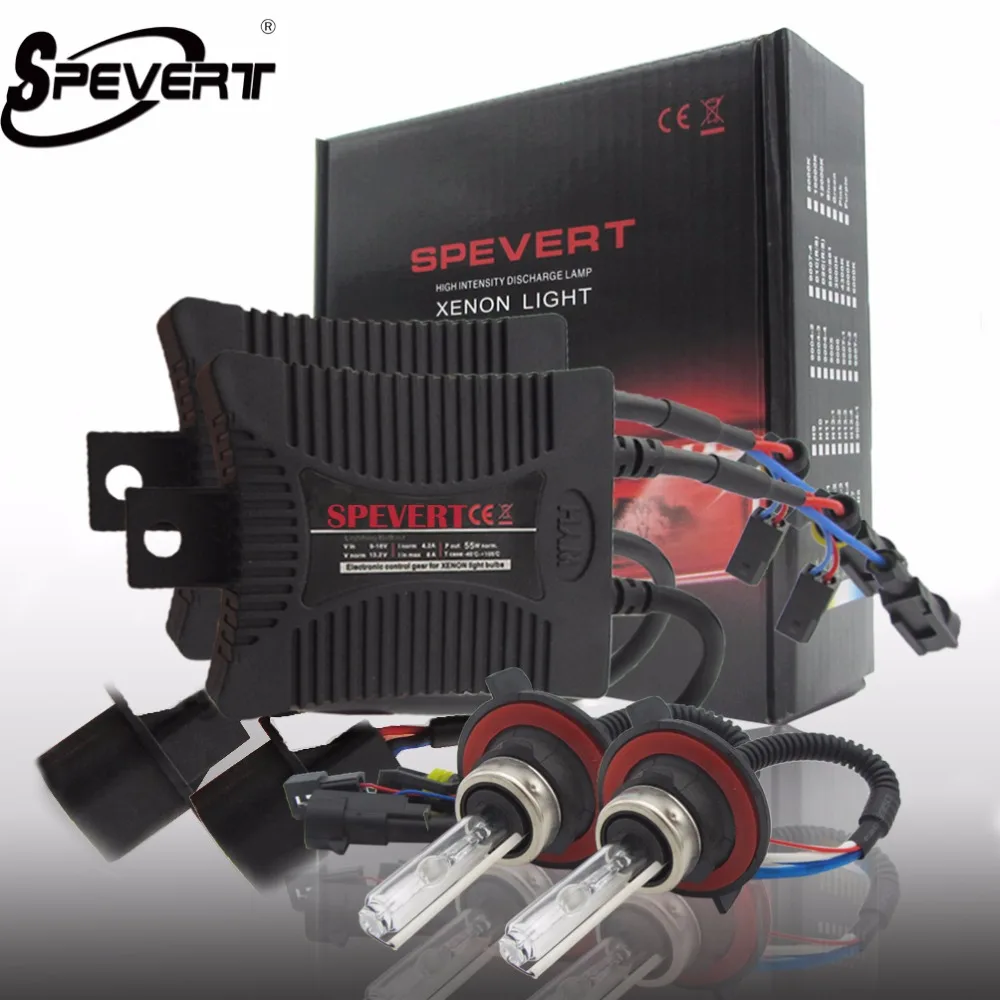 Ксеноновые лампы speedent 55 Вт Bi X Enon H1 H3 H7 H4/9003 H11 9005/6 H27 тонкий балласт 6000K 8000K 12 В