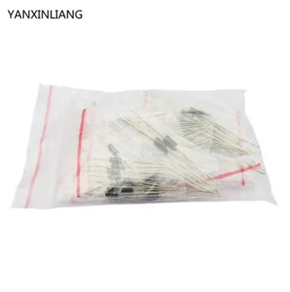 Best Value 1N4148 1N4007 1N5819 1N5399 1N5408 1N5822 FR107 FR207DIP 8values=200pcsElectronic Components PackageDiode Assorted Kit
