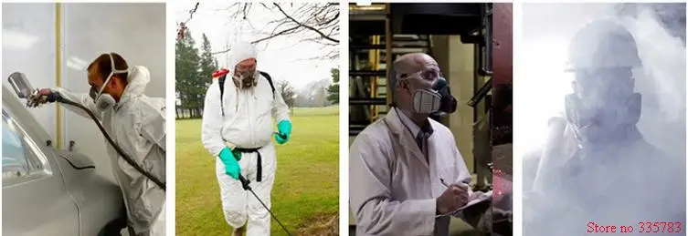Иху, Юань Пэна респиратор, противогаз группа очки угольный фильтр маски цельный краски пестицидов полное лицо респиратор защиты маска