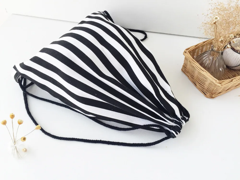 canvas backpack drawstring