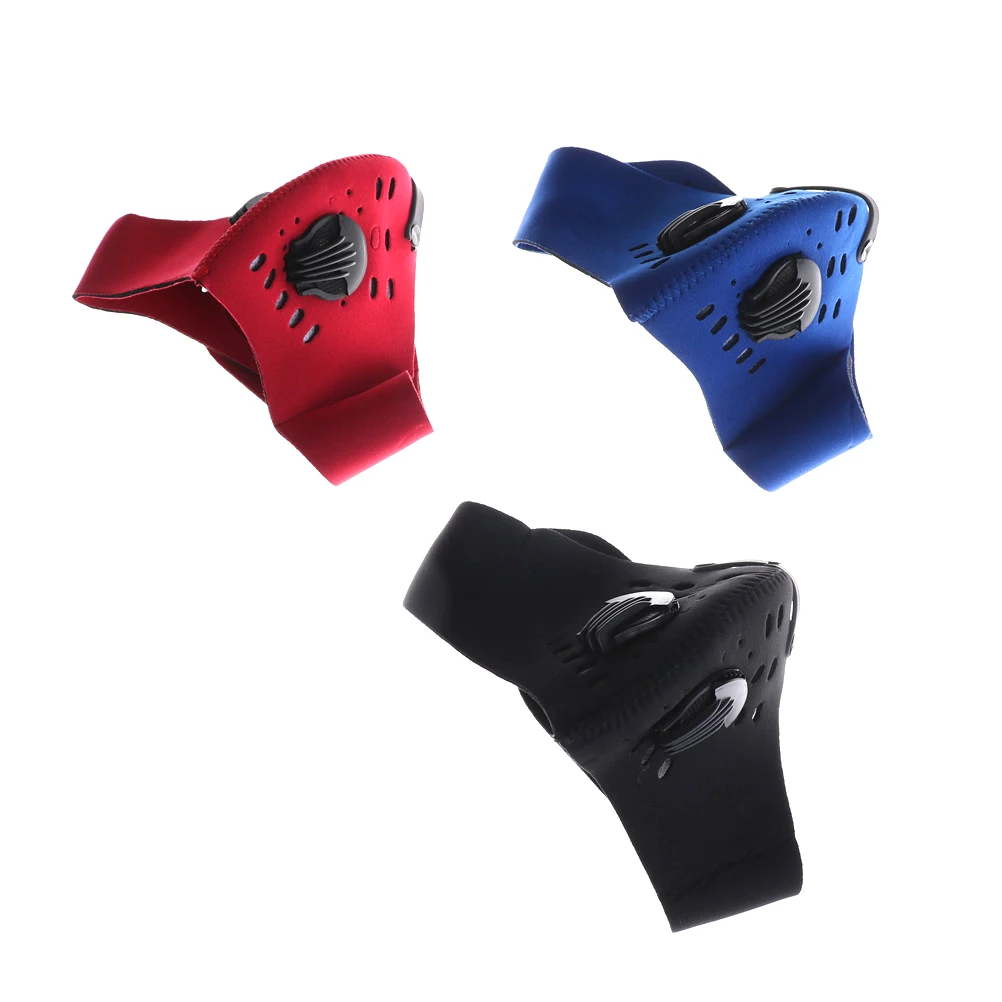 buy 1pc Bike Bicycle Riding Activated Carbon PM2.5 Gas Protection Filter Respirator Head Windproof Anti Dust Mask