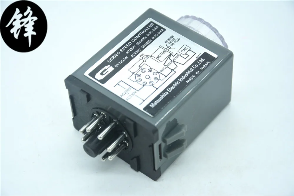 

DV-1202W INSTRUCTION MANUAL AC GEARED MOTOR Speed Controller FOR Panasonic Fusing Machine USED Parts