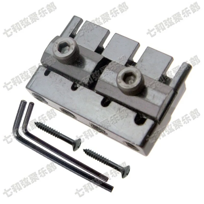 

A set Black 4 String Headless Bass Guitar Locking Nut guitar accessories parts Musical instrument