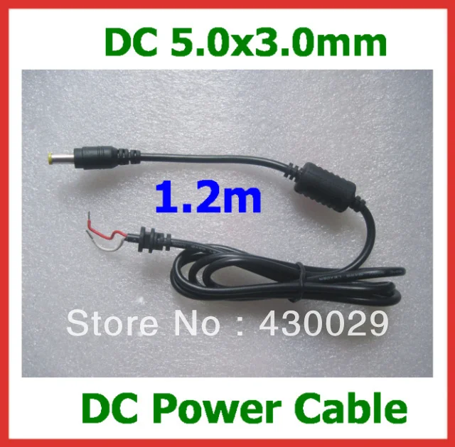 

2pcs 5.0x3.0mm DC Tip Plug DC Power Supply Cable Angle Adapter Jack Cord for Laptop Charger Replacement DC Cable Free shipping