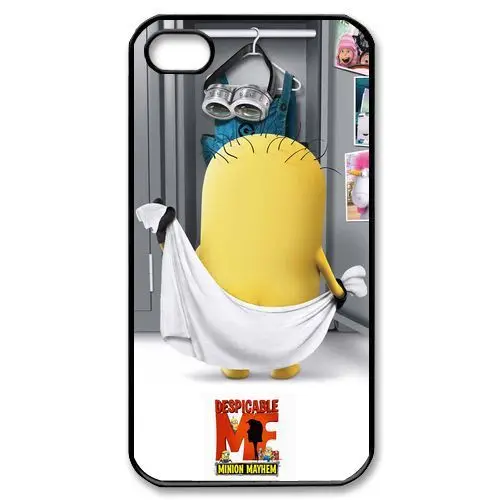 Woud pleegouders Alternatief Naked minion Hard Plastic Back Cover Case for iPhone Phone 4 and 4s -  AliExpress