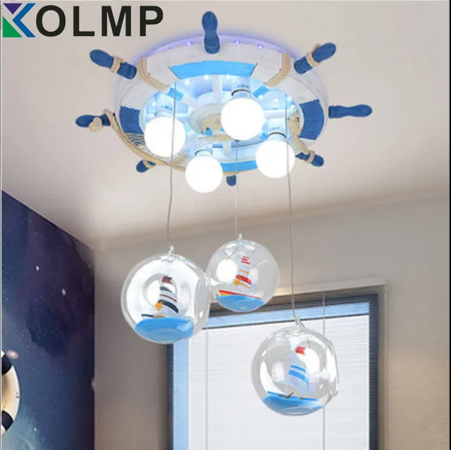 Corsair Kids Bedroom Ceiling Light Steering Wheel Creative Baby Boy Corsair Kids Bedroom Ceiling Light Steering Wheel Creative Baby Boy Room Lamp Led Eye Protection Luminaria Teto 220 240v