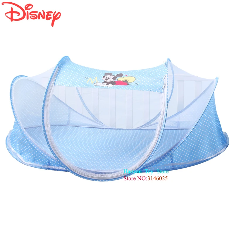 

Disney Hot Selling Mickey Baby Bed Blue Mosquito Set Net Mesh Dome Curtain Net for Toddler Crib Cot Canopy Dropshipping DSYD0015
