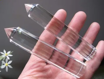 

A**2 Natural Vogel Style Clear Quartz Crystal 13 sided Wands Superb