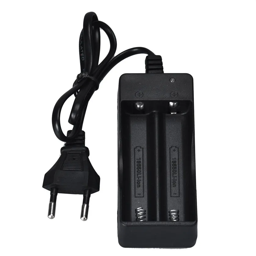 Лучшая цена AC 110V 220V двойное зарядное устройство для 18650 3 7 V перезаряжаемой литий