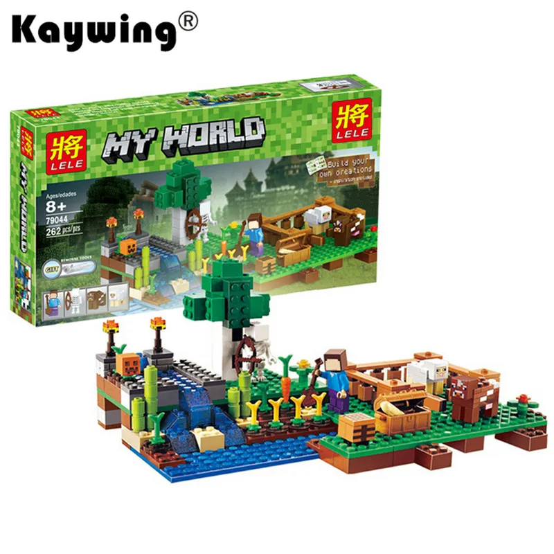 

262 Pcs Building Blocks Brinquedos Model set Figures Toys Minecraft For boys/girls Compatible with LegoeINGly