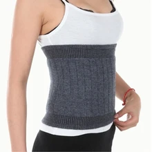 女性男性カシミヤフィットネスウエストベルトウォーマーウールウエストジムサポートベルトボディービル弾性プロテクター腰椎サポート HBK036(China)