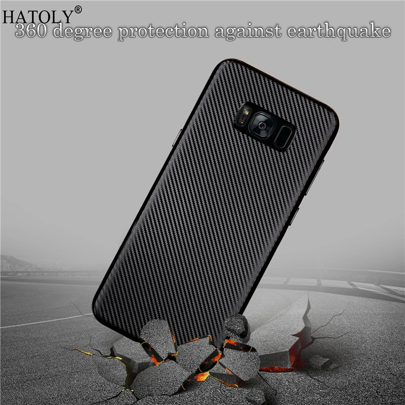 

sFor Cover Samsung Galaxy S8 Case for Samsung Galaxy S8 Soft Rubber Silicone Armor Phone Shell Bumper Phone Case for Samsung S8