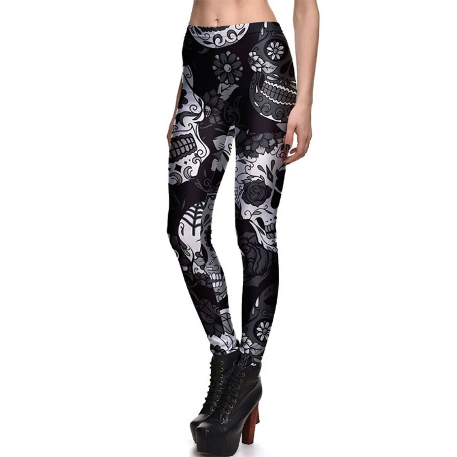 Push Up Leggings Women Workout Slim Leggings Colorful Skull Increase Size Printing Fit Trousers Women Fashion Pencil Pant winter Push Up Leggings Women Workout Slim Leggings Colorful Skull Increase Size Printing Fit Trousers Women Fashion Pencil Pant winter