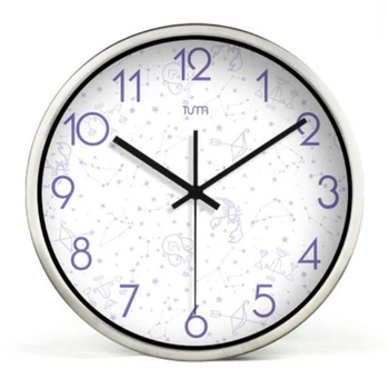 

Luxury Wall Clock Metal Sient Modern Design Watches Duvar Satleri Large Decorative Beautiful Wall Clock Home Decor DDN58