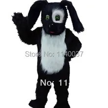 Талисман черная овчарка маскот костюм собака мультфильм персонаж карнавальный костюм необычный костюм вечерние
