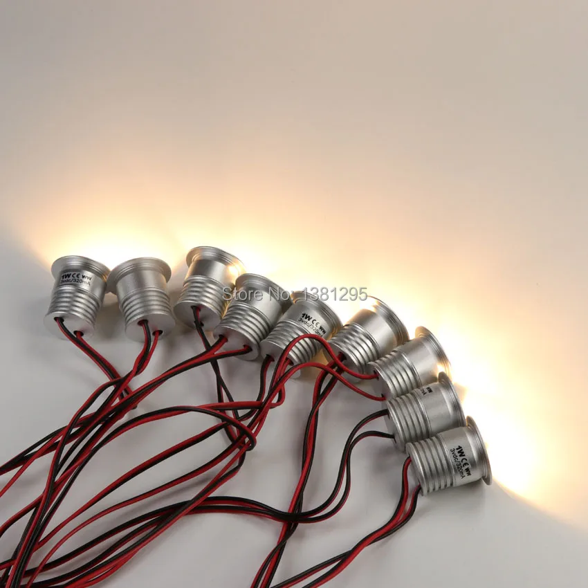  9PCS/Set LED Lights For Home Kitchen Dimmable Recessed Mini Spots Lamp LED Cabinet Lighting Set wit - 32919400886